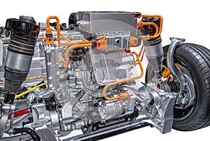 Drive unit of an electric car