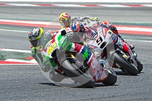 Driver Aleix Espargaro. Aprilia Team. Monster Energy Grand Prix of Catalonia