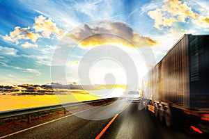 Driver blinded on road