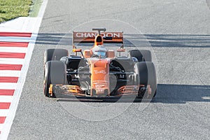 Driver Fernando Alonso. Team McLaren