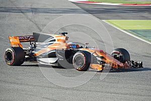 Driver Fernando Alonso. Team McLaren