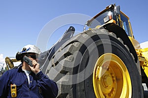 Driver and forklift