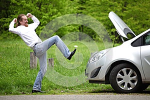 Driver furious a broken car