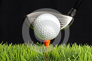 Driver and golfball
