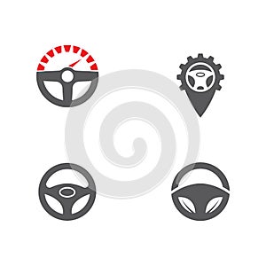 Driver icon Template vector illustration