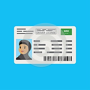 Vodič licencie arabčina žena 