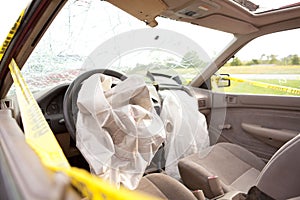 Driver and Passenger Airbags Deployed photo