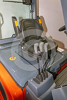 Control Levers Forklift Cabin