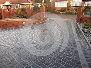 Driveway block paving