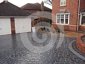 Driveway block paving