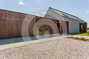 Driveway to the stone house