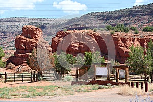 Driving along Jemez Mountain National Scenic Byway in New Mexico