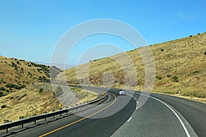 Driving on Deadman Pass