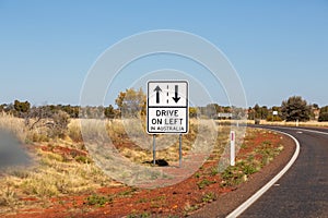 Driving directions in Australia, Yulara, Ayers Rock, Red Center, Australia