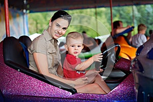 Driving Dodgem photo