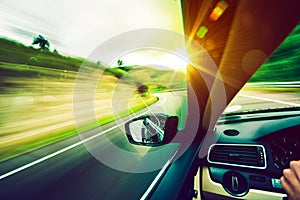 Driving Down the Road