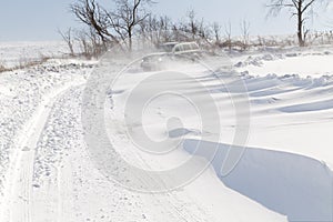 Driving in Drifting Snow