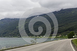 Driving on the E10 road