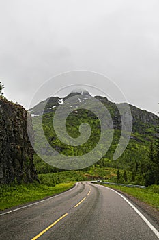 Driving on the E10 road