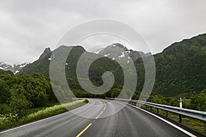 Driving on the E10 road