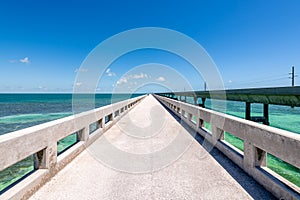 Driving through the Florida Keys