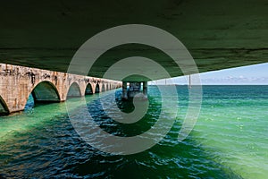 Driving through the Florida Keys