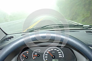 Driving in a fog