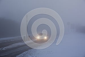 Driving in Freezing Fog - United Kingdom photo