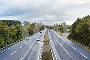 Driving on highway