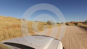 Driving in the Kalahari - South Africa
