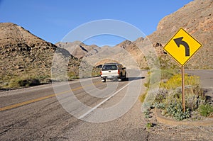 Driving Through Lake Mead National Recreation Area