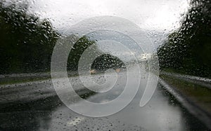 Driving in the rain V