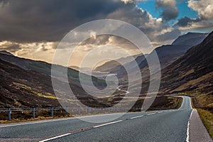 Driving to Torridon