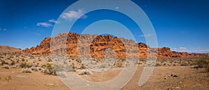 Driving and walking through the Valley of Fire State Park