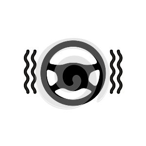 Driving wheel warmer heater icon photo