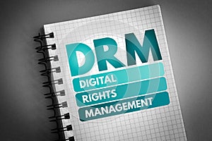 DRM - Digital Rights Management acronym