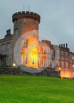 Dromoland Castle at night