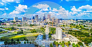 Aerial View of Atlanta, Georgia, USA Skyline