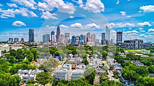 Downtown Charlotte, North Carolina, USA Skyline Aerial