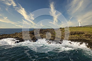 Drone aerial photograph of the Lighthouse at Kiama