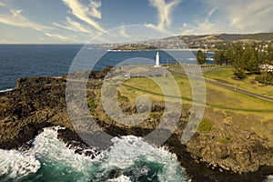 Drone aerial photograph of the Lighthouse at Kiama