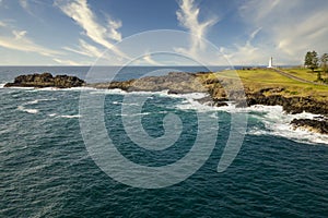 Drone aerial photograph of the Lighthouse at Kiama