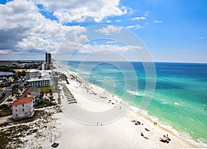 Spring Break Aerial Panama City Beach, Florida, USA photo