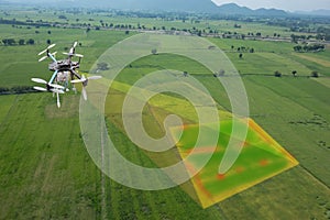 Drone for agriculture, drone use for various fields photo