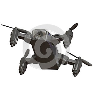 drone cemera up flying view