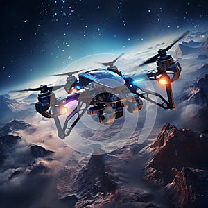 Drone Explorers in Outer Space