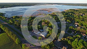 Drone footage of Lake Jackson Florida