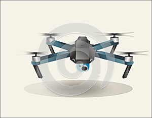 A drone that has a camera photo