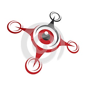 Drone icon, quadrocopter