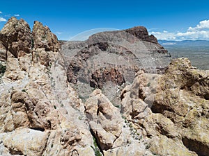 Drone image of The Black Mountains, Arizona, Mount Nutt Wilderness photo
